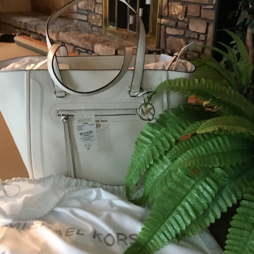 Michael Kors Cream Tote Bag